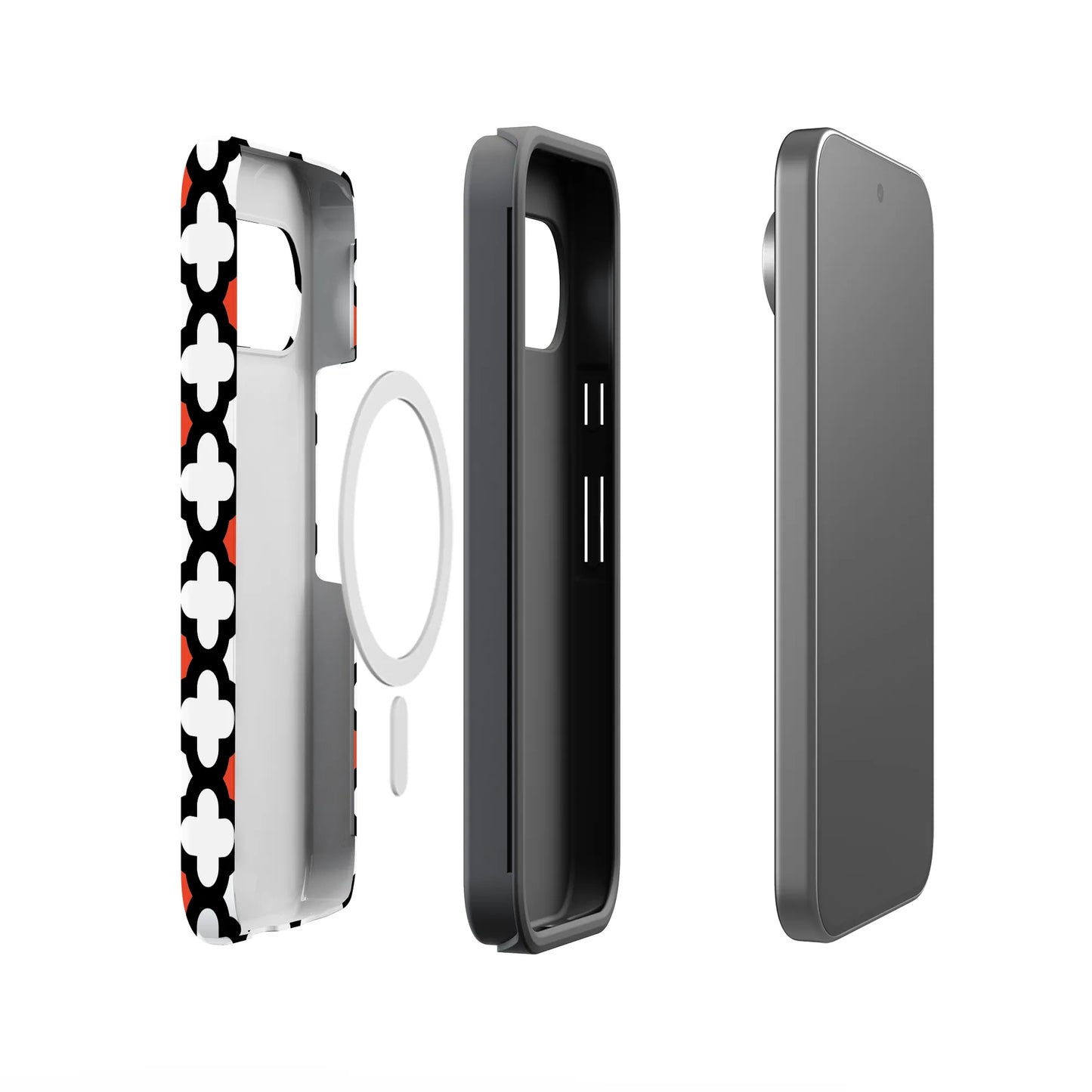 Red Lattice Tile | High Contrast Design Case