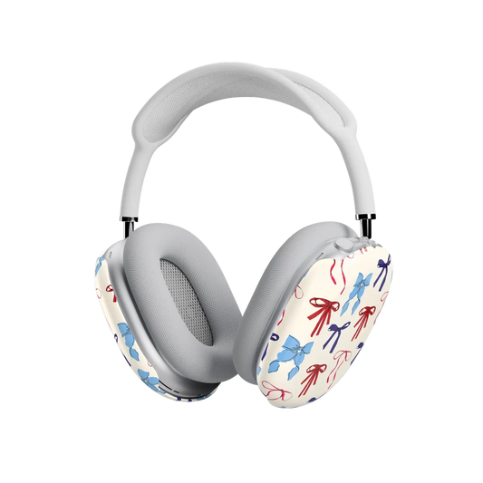 American Girlie | Red White & Blue Bows AirPods Max Case