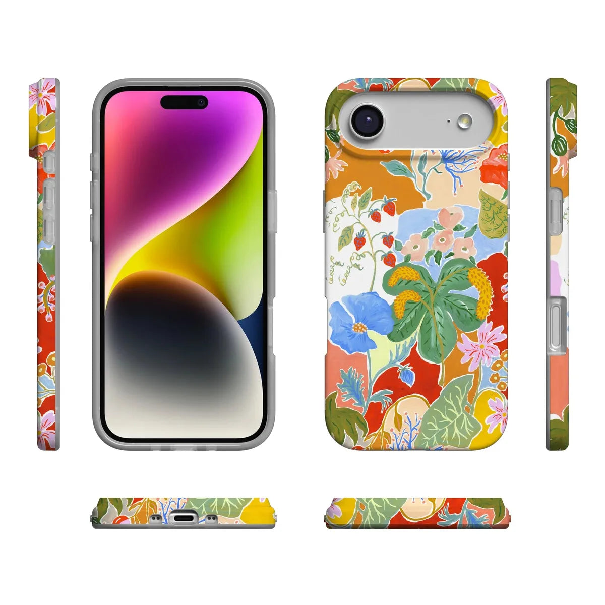 Botanical Blooms | Floral Patchwork Case iPhone Case get.casely