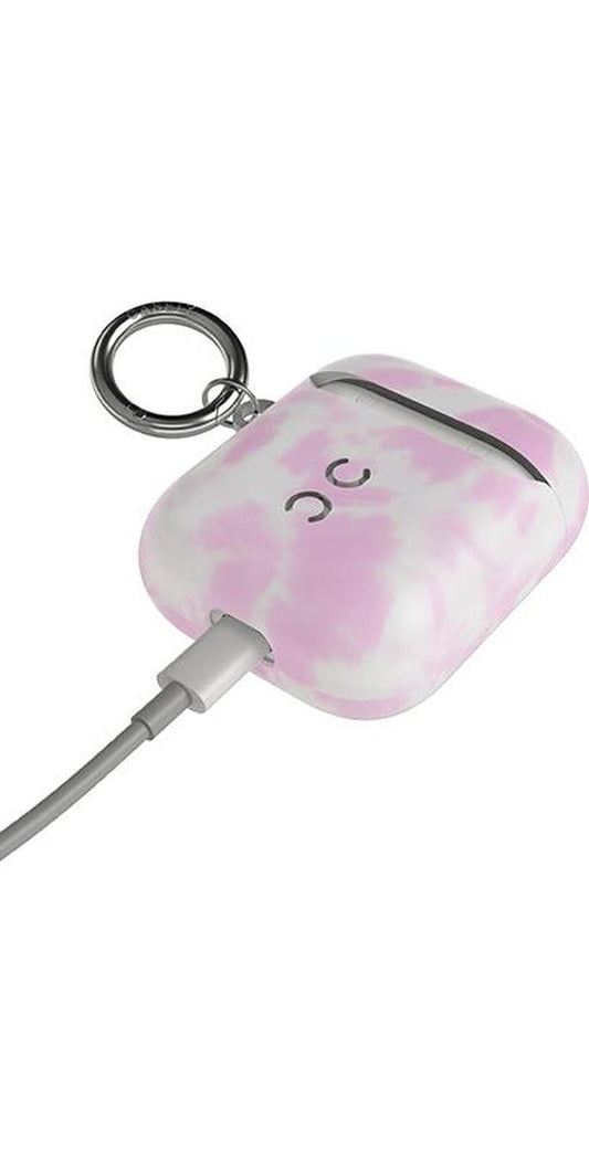 Down for Whatever | Light Pink Tie Dye AirPods Case AirPods Case get.casely