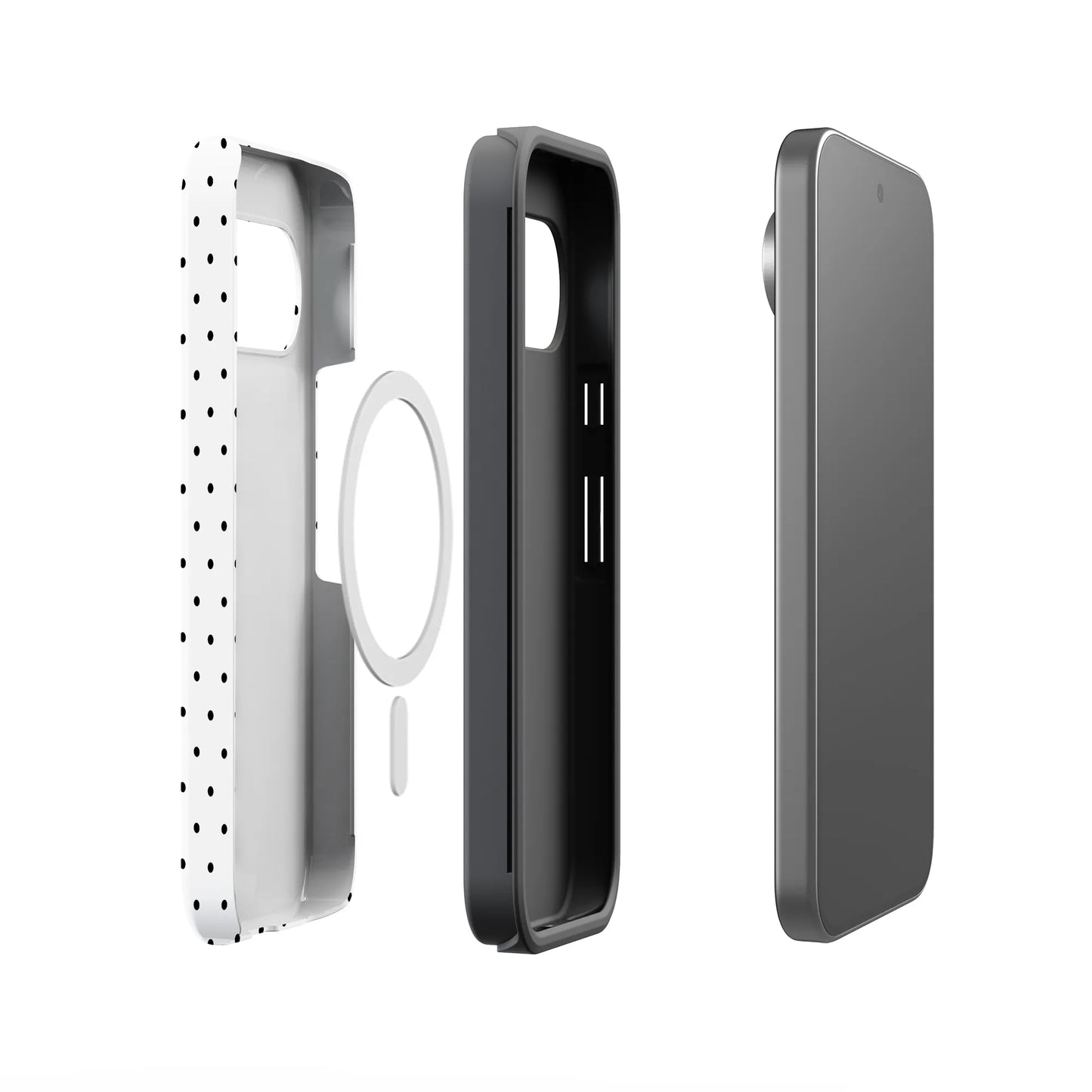 On the Dot | Black Polka Dot Case