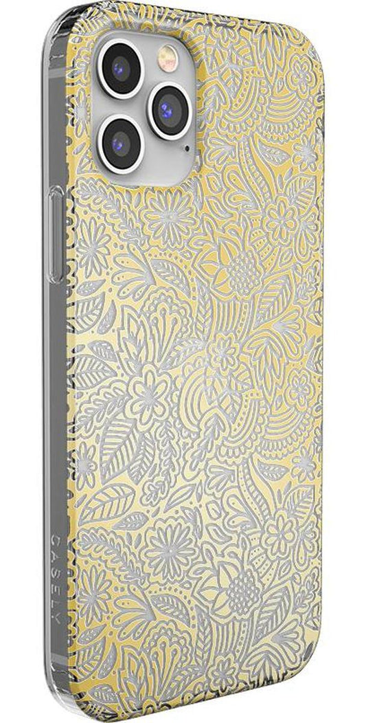 Floral Mandala | Rose Gold Clear Case iPhone Case get.casely