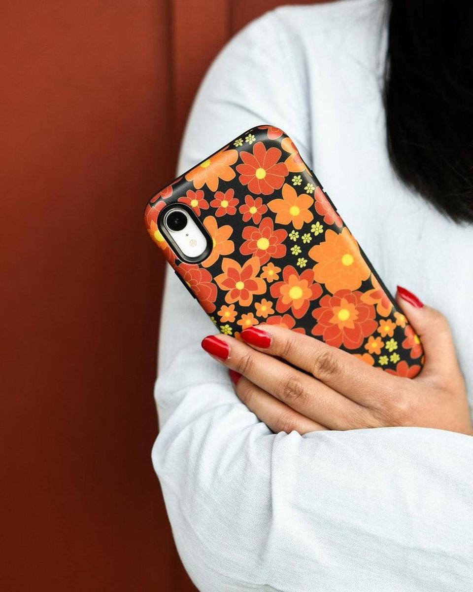 Flower Child | Bright Retro Floral Case iPhone Case get.casely