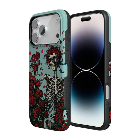 Forever Grateful | Grateful Dead Skeleton Floral Case iPhone Case Grateful Dead