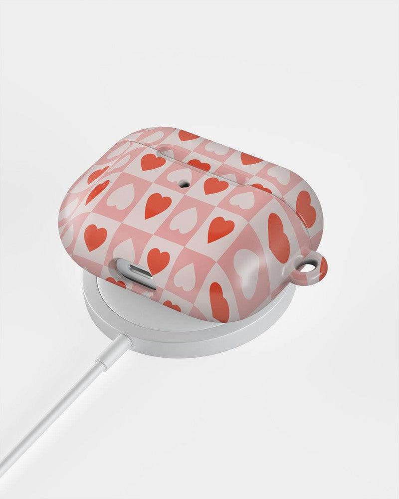 King of My Heart | Checkered Hearts AirPods Case AirPods Case Casetry