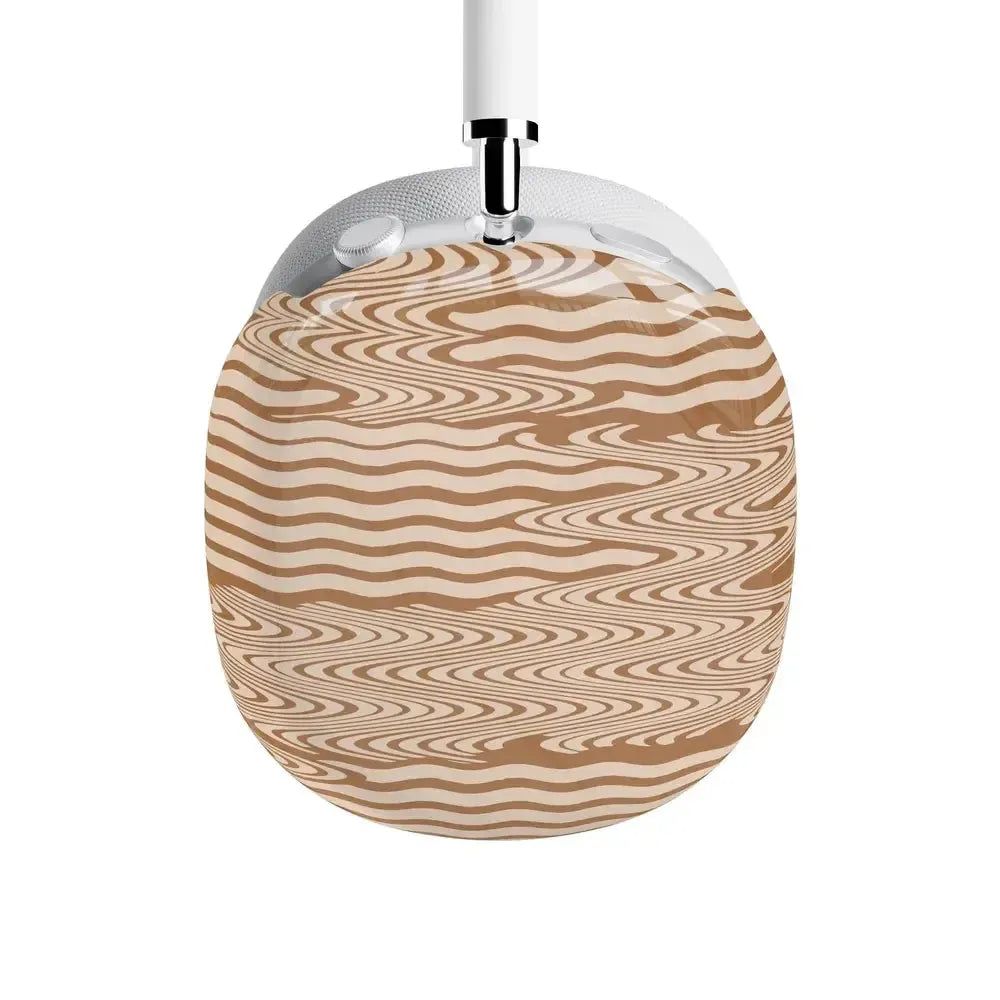 Mocha Ripple | Brown Waves AirPods Max Case AirPods Case Casetry