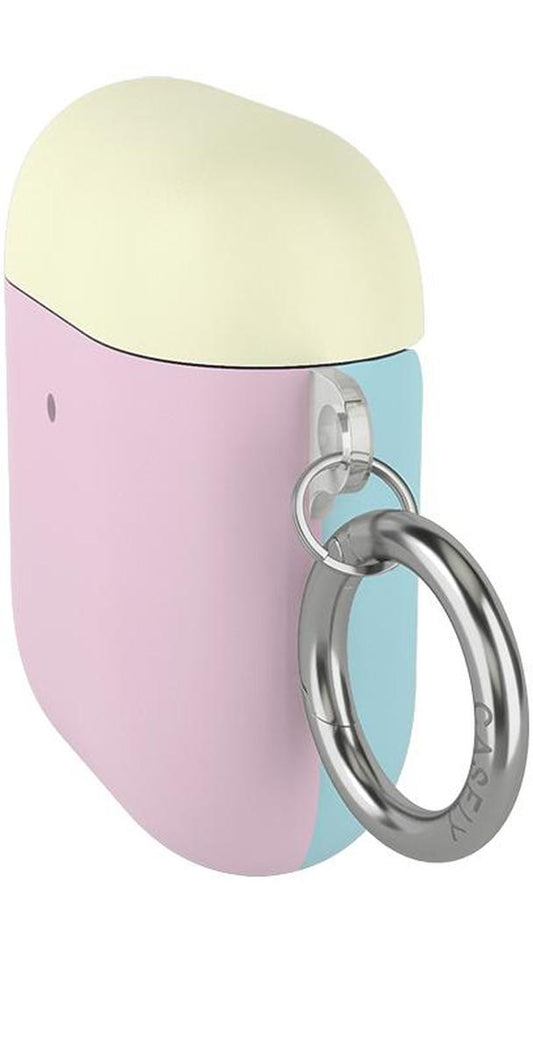 Neon Blue, Pink & Yellow | Colorblock AirPods Case AirPods Case get.casely