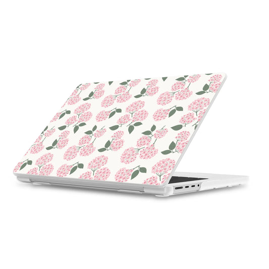Nantucket Cottage | Pink Hydrangea Laptop Shell
