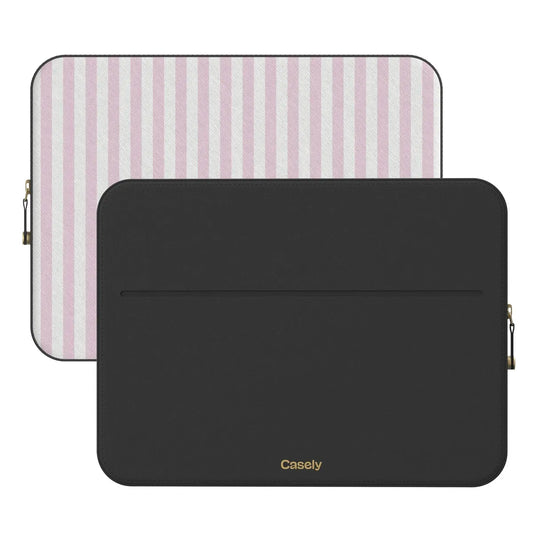 Pink Stripes | Sunday Best Laptop Case