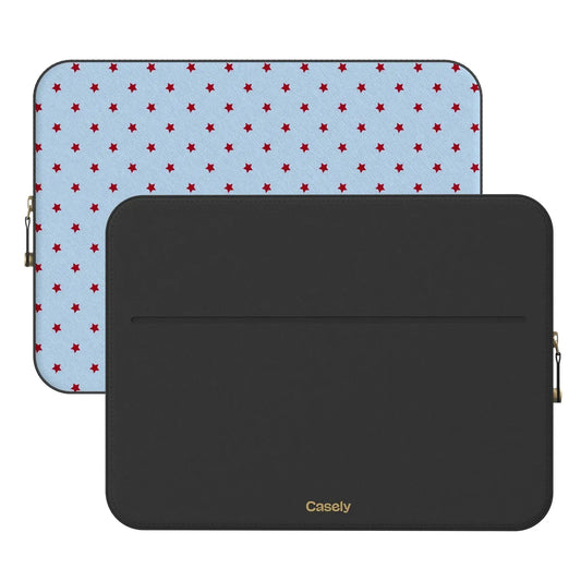Tiny Stars | Red & Blue Laptop Case