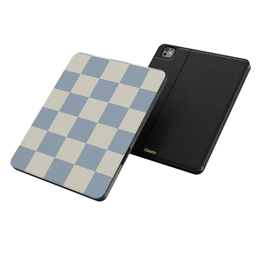 Fit Check | Light Blue Checkerboard iPad Case