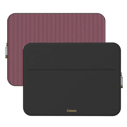 Stripes and the City | Tiny Pinstripe Laptop Case
