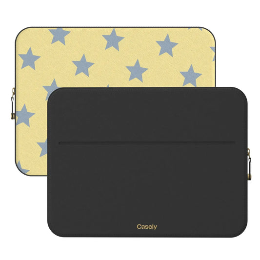 Shine Bright | Butter Yellow Stars Laptop Case