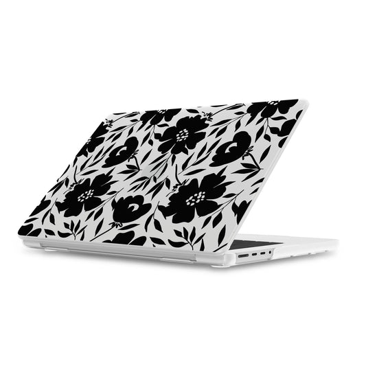 Dark Fantasy | Contrast Floral Laptop Shell