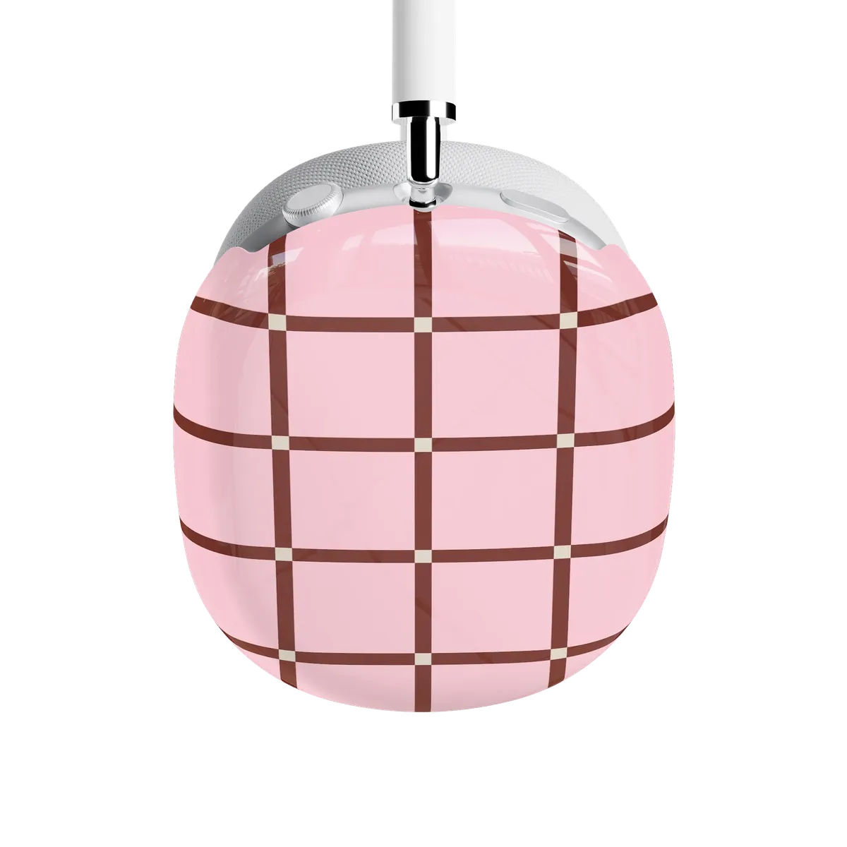 Uptown Gridlock | Pink Checkerboard AirPods Max Case