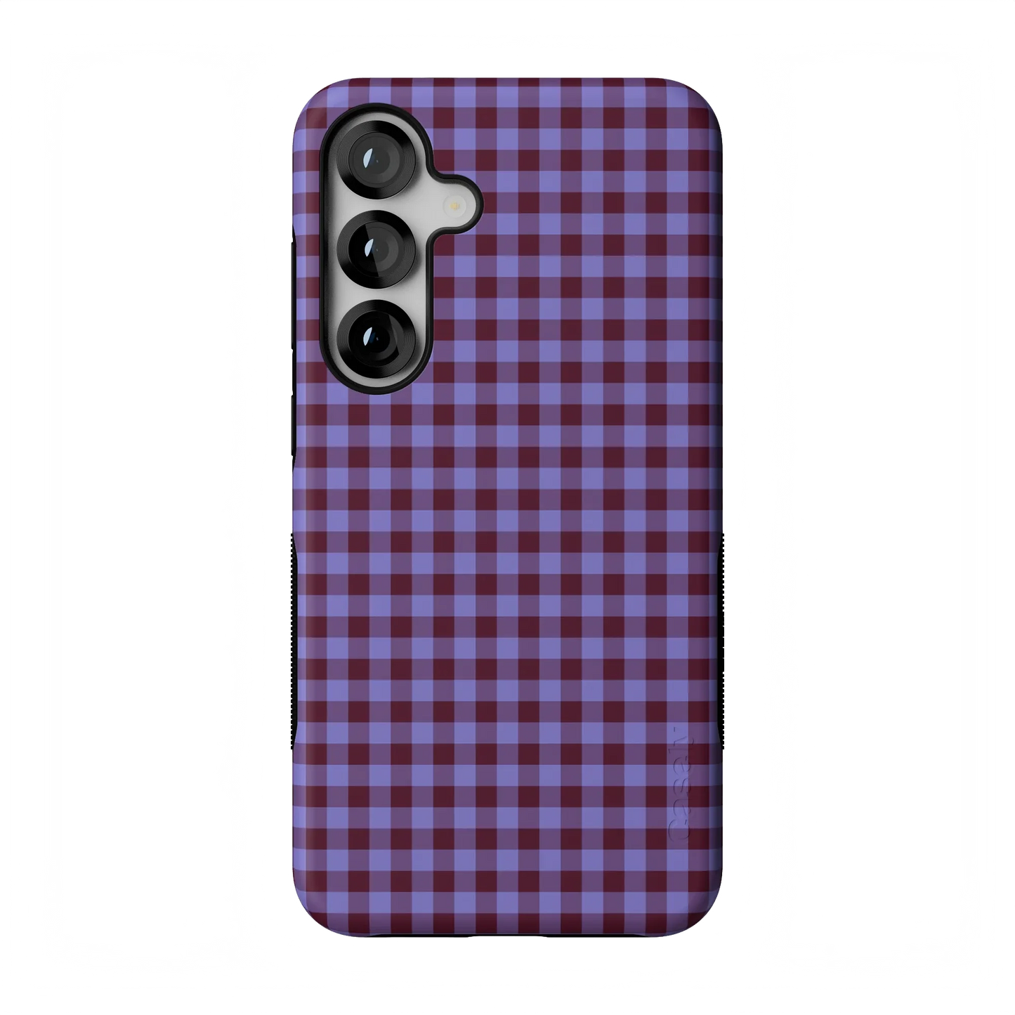 Sweet Jam | Purple Gingham Case - Galaxy S25 Plus