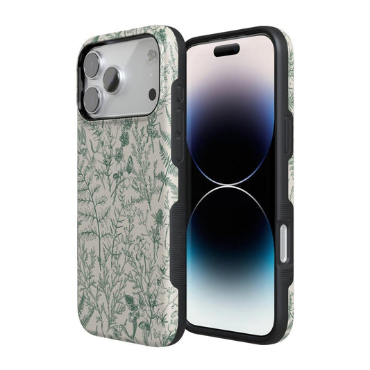 Sage Garden | Green Floral Case iPhone Case get.casely