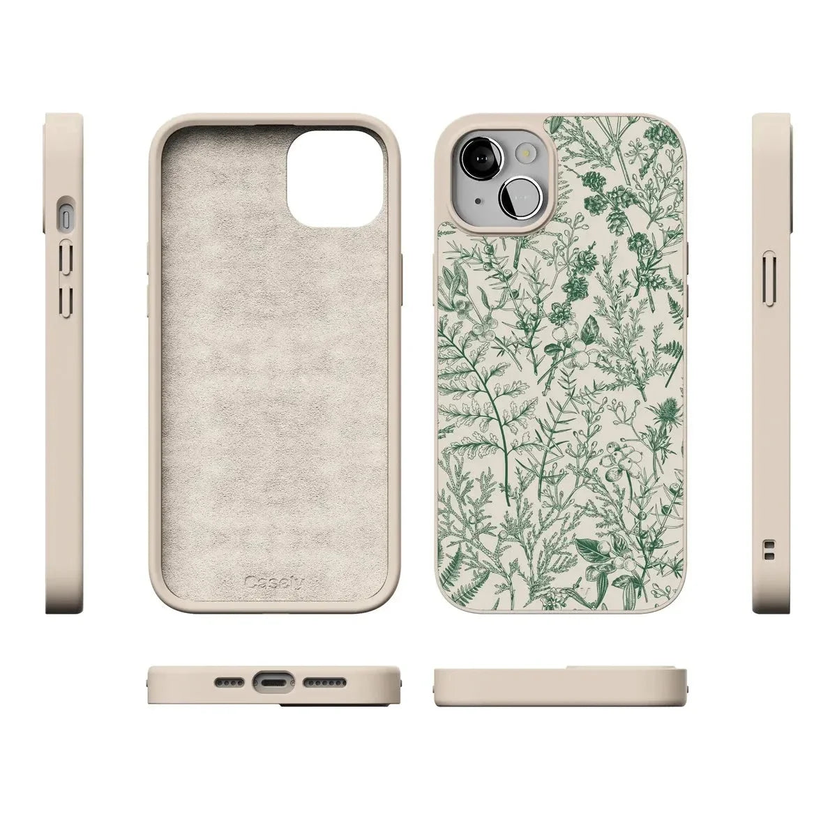 Sage Garden | Green Floral Case iPhone Case get.casely