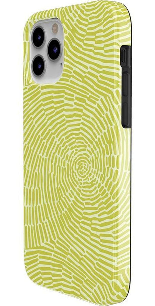 Swirl Away | Tea Green Geometric Case iPhone Case get.casely