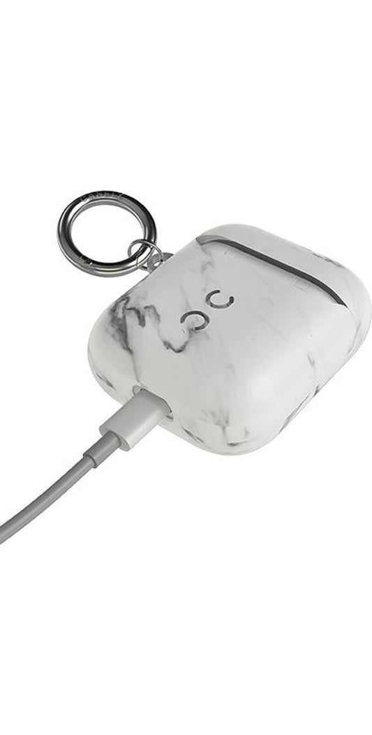Take Me for Granite | White Marble AirPods Case AirPods Case get.casely