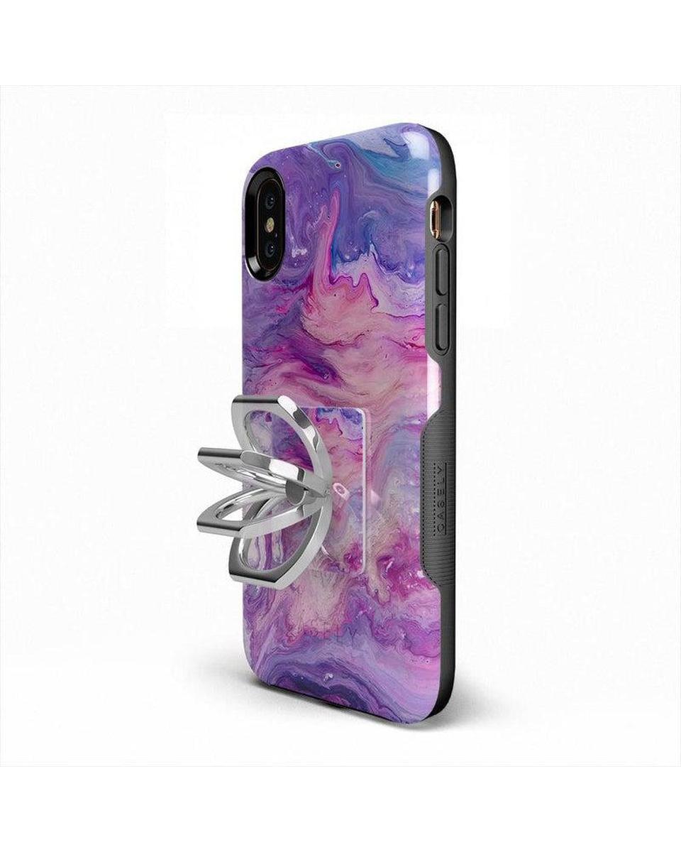 Tie Dying Over You | Purple Marble Phone Ring Phone Ring get.casely