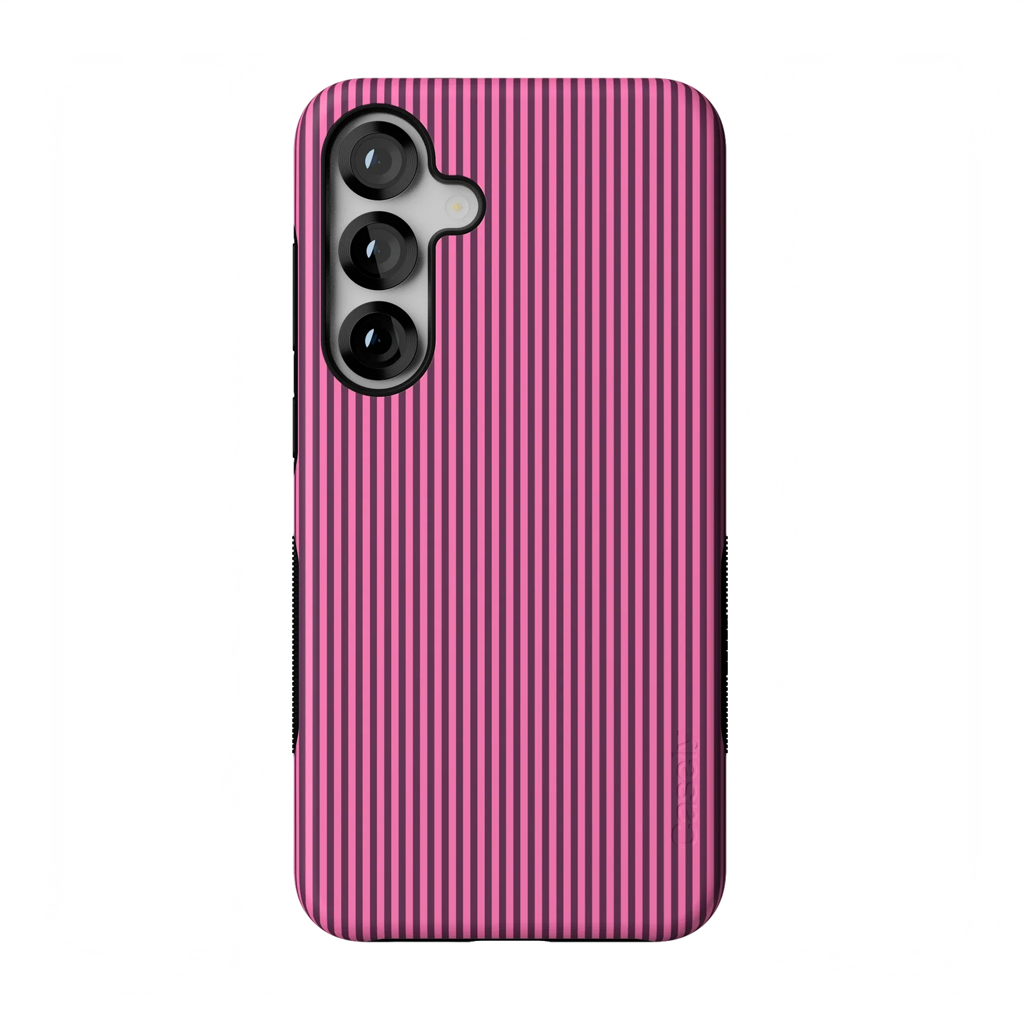 Stripes and the City | Pink & Purple Pinstripe Case - Galaxy S25 Plus