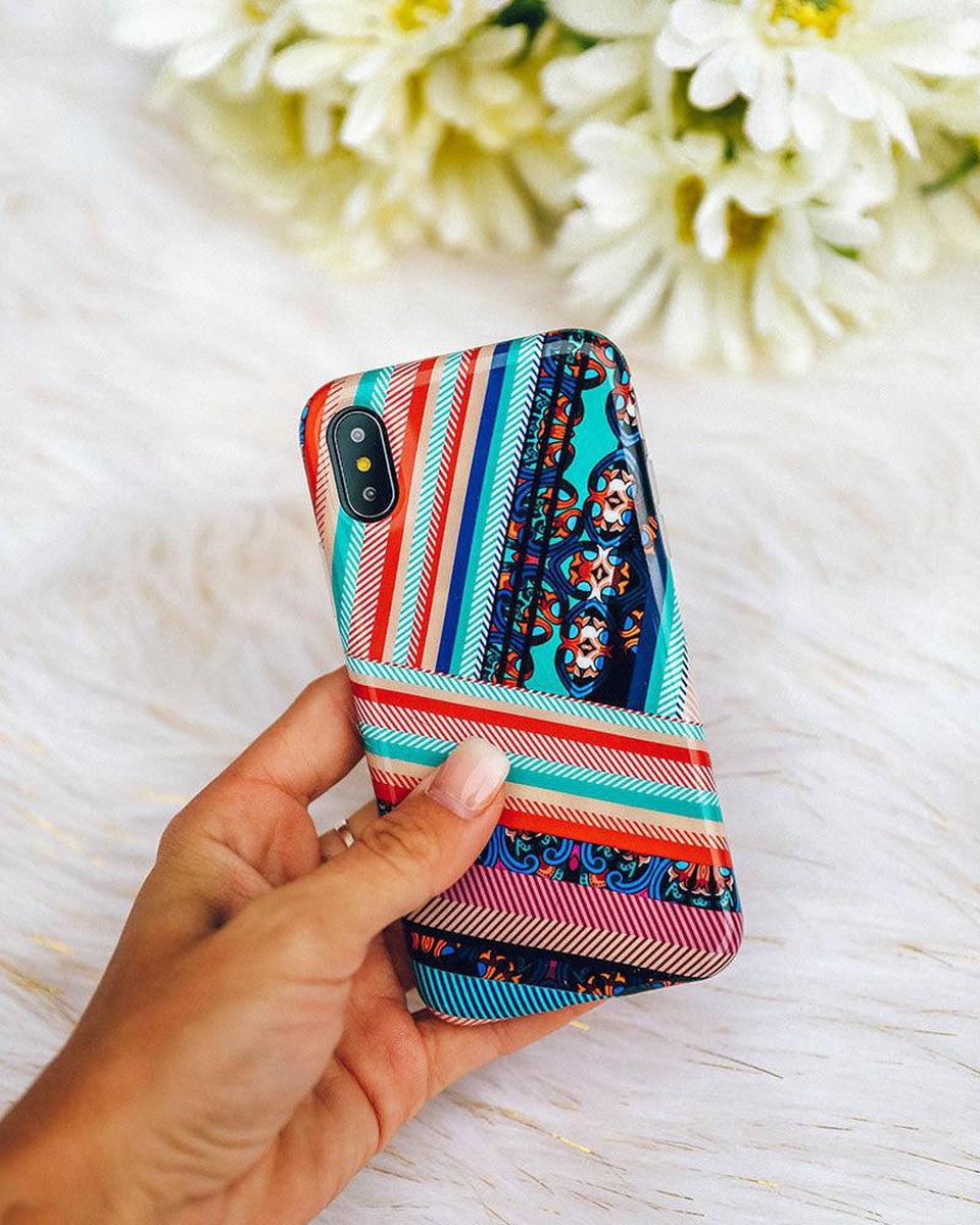 Wearing Layers | Layered Patchwork iPhone Case iPhone Case get.casely