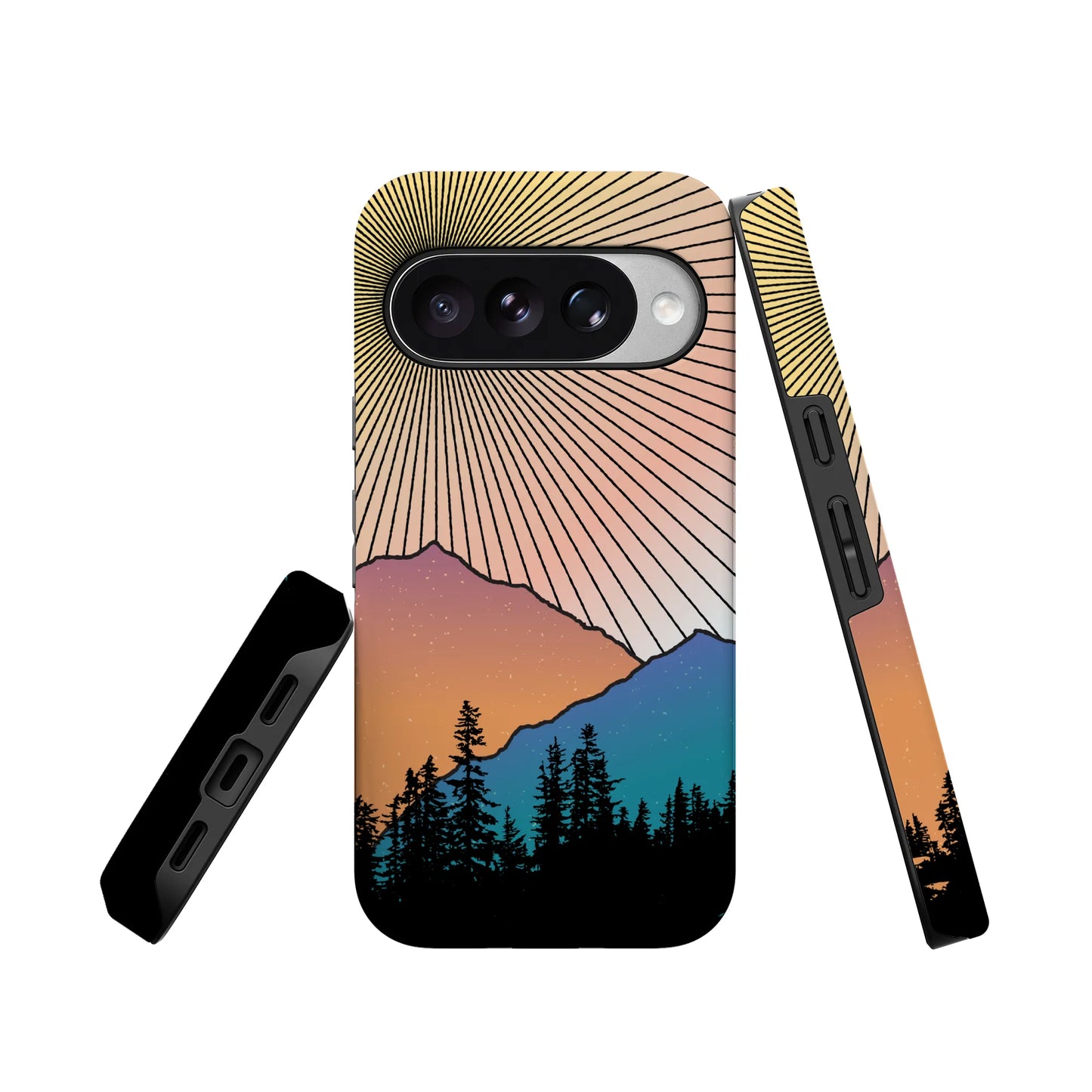 Golden Hour | Mountain Sunset Google Pixel Case
