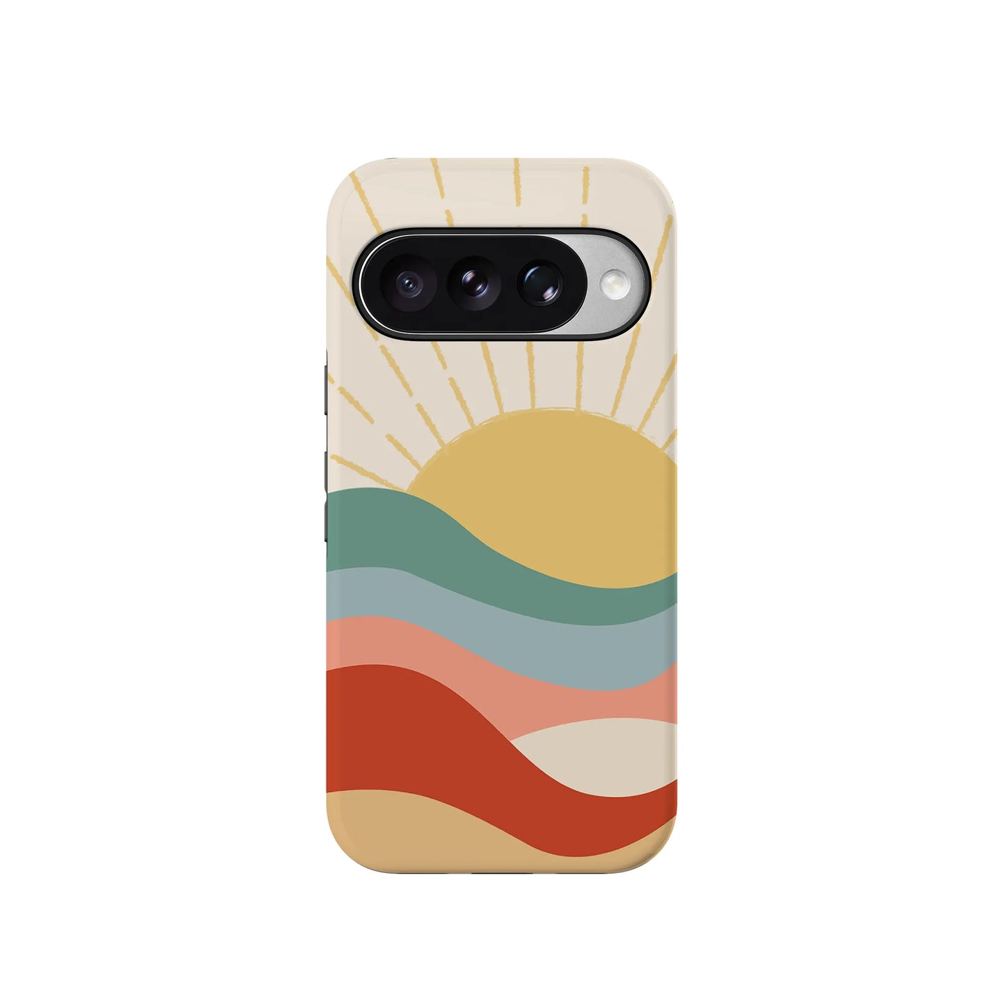 Here Comes the Sun | Colorblock Sunset Google Pixel Case