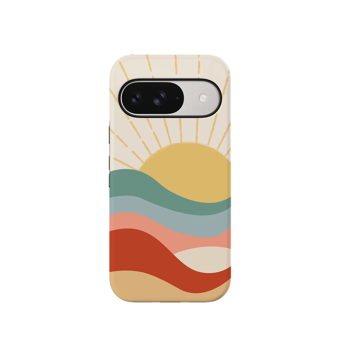 Here Comes the Sun | Colorblock Sunset Google Pixel Case