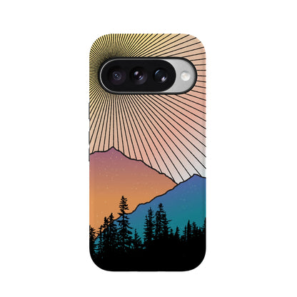 Golden Hour | Mountain Sunset Google Pixel Case