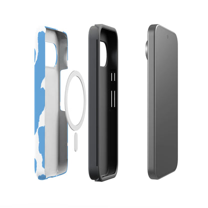Current MOOd | Light Blue Cow Print Google Pixel Case