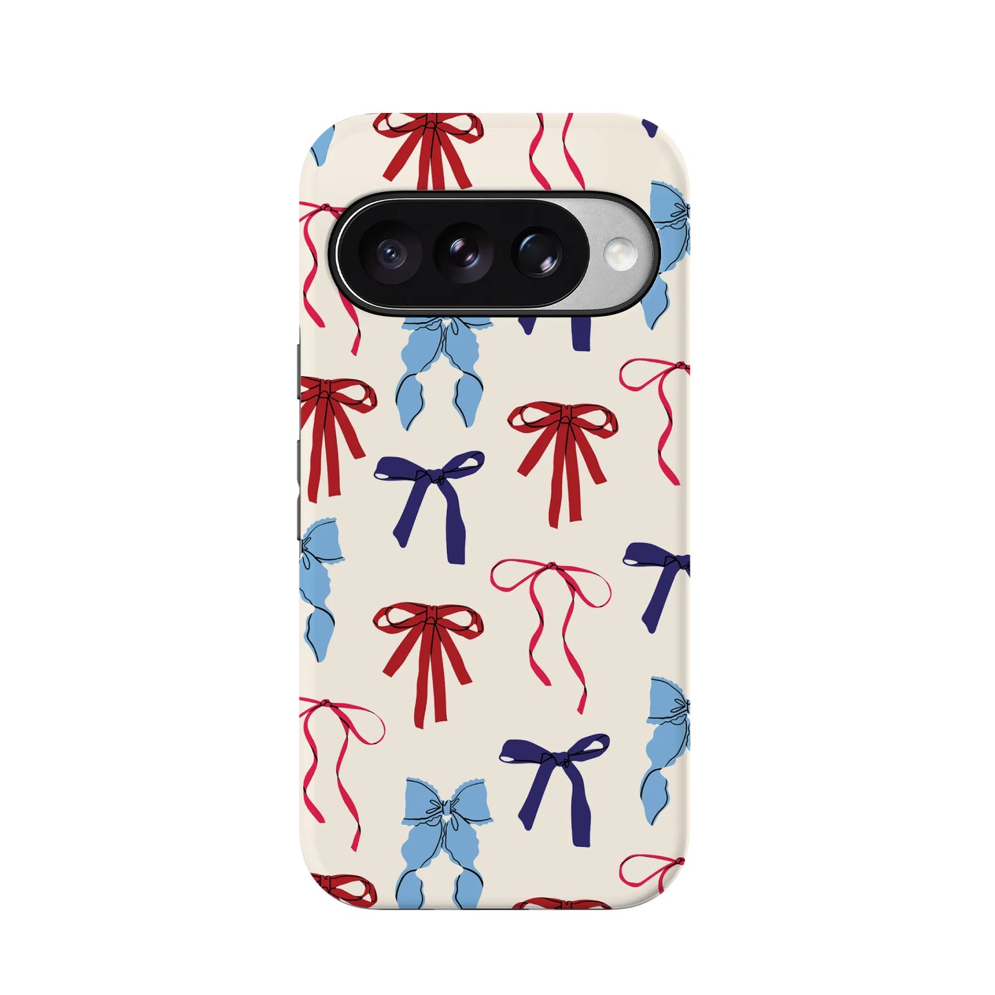 American Girlie | Red White & Blue Bows Case