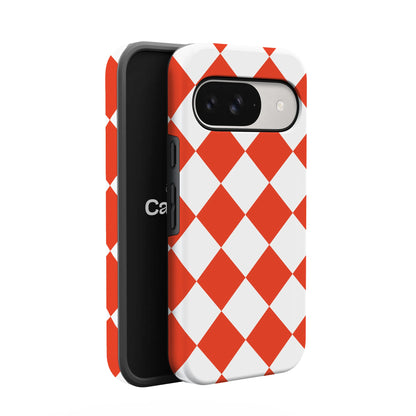 Red Checkerboard | High Contrast Design Case