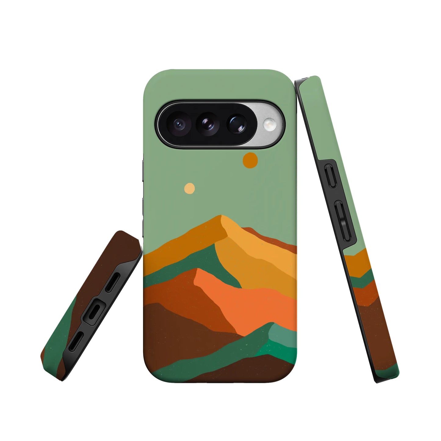 Endless Peaks | Colorblock Mountain Google Pixel Case