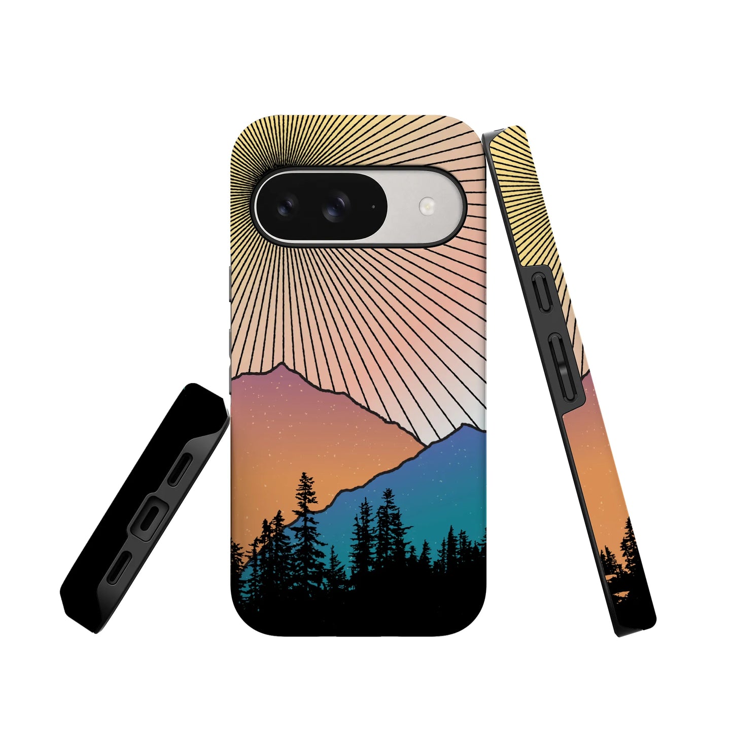 Golden Hour | Mountain Sunset Google Pixel Case