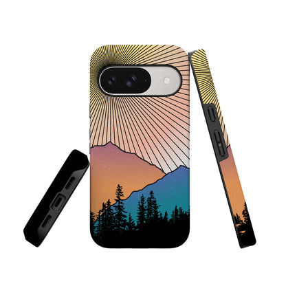 Golden Hour | Mountain Sunset Google Pixel Case