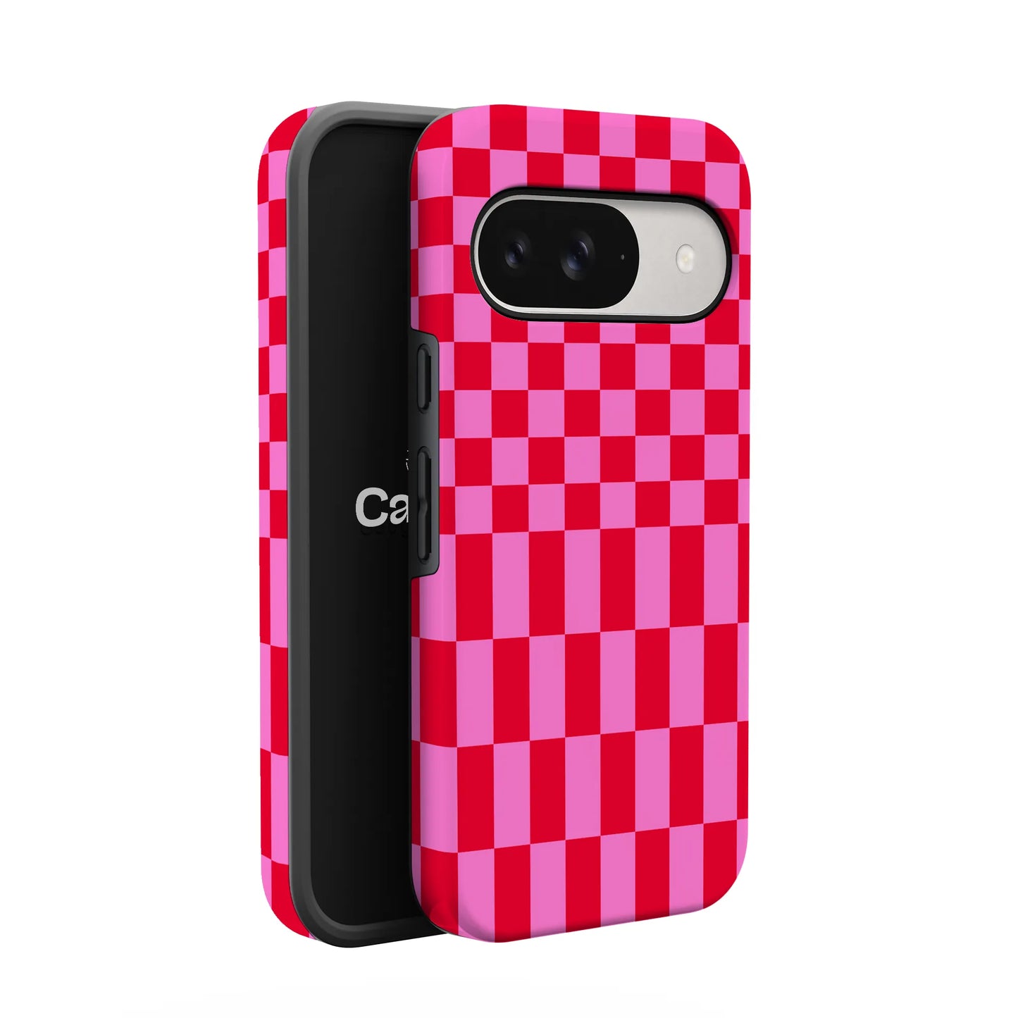 Vibe Check | Pink Checkerboard Case