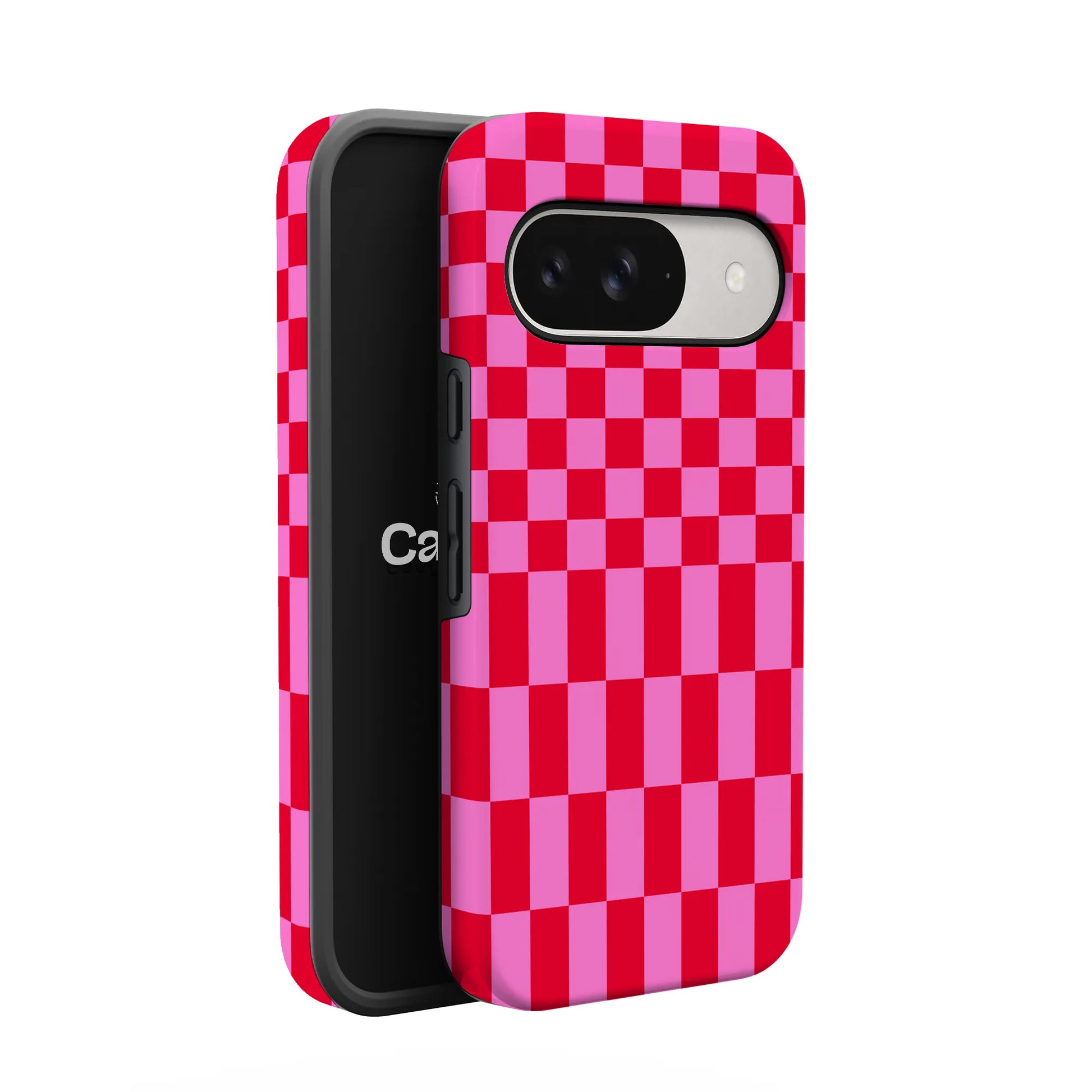 Vibe Check | Pink Checkerboard Case