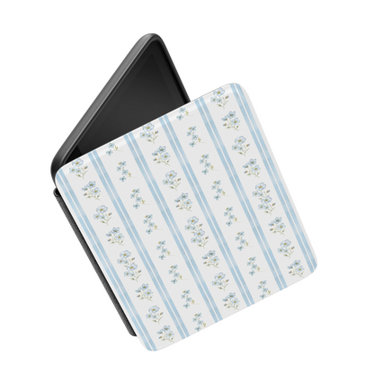 Cottage Stripe | Blue Floral Kindle Case