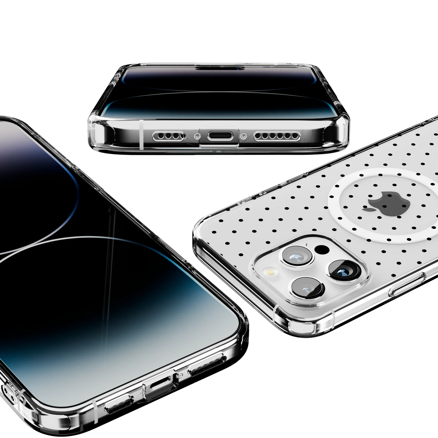 On the Dot | Black Polka Dot Case