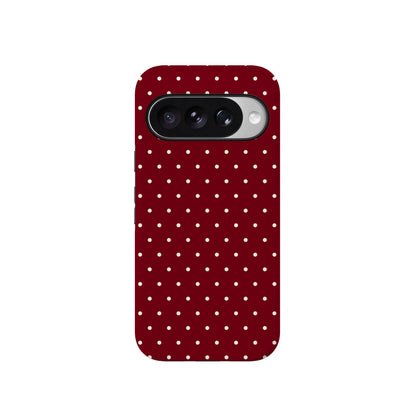 On the Dot | Maroon Polka Dot Case