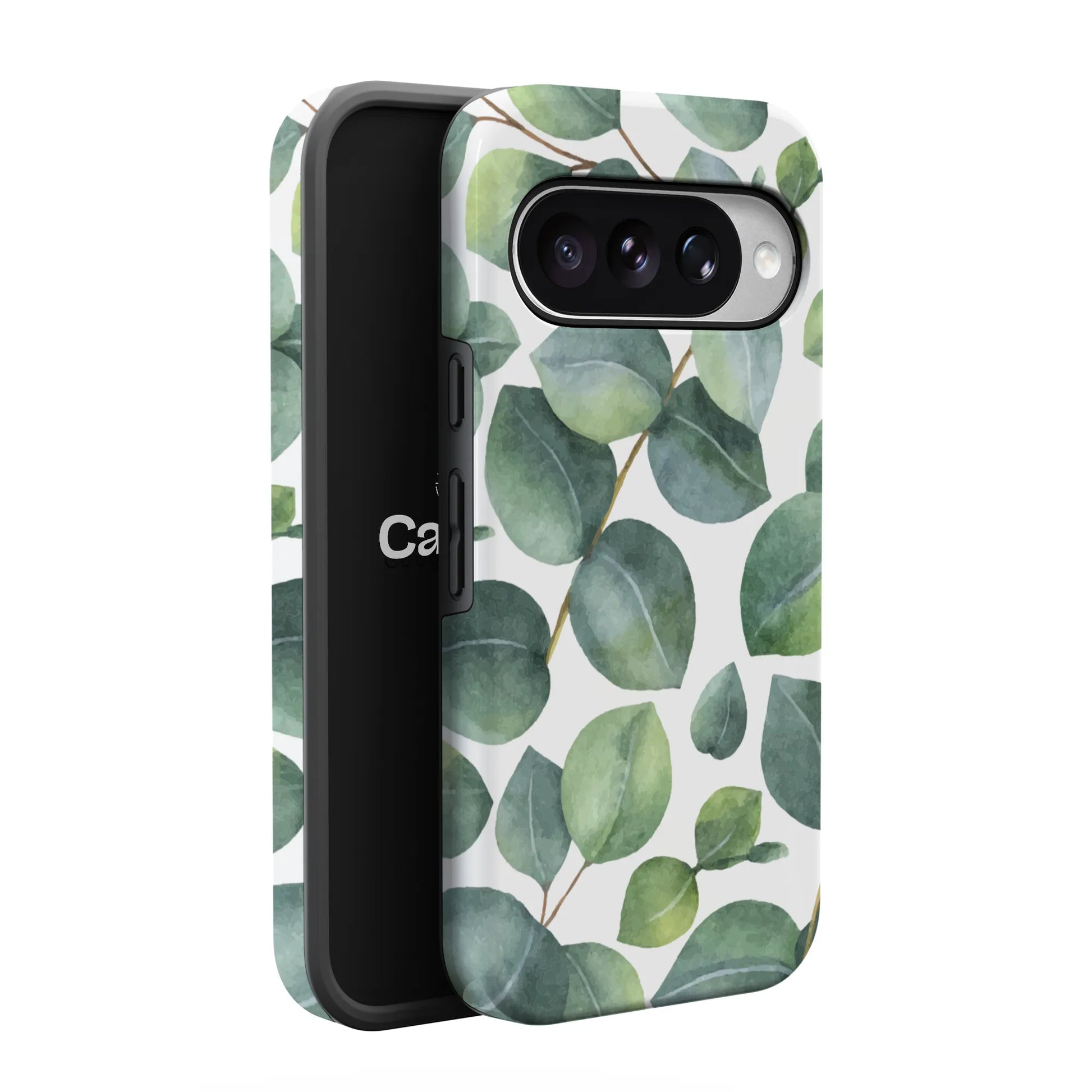 Leaf Me Alone | Green Floral Print Google Pixel Case