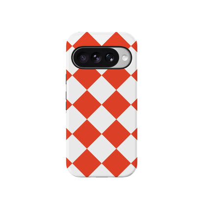 Red Checkerboard | High Contrast Design Case