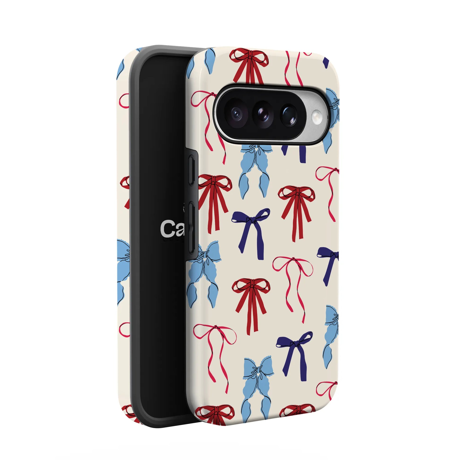 American Girlie | Red White & Blue Bows Case