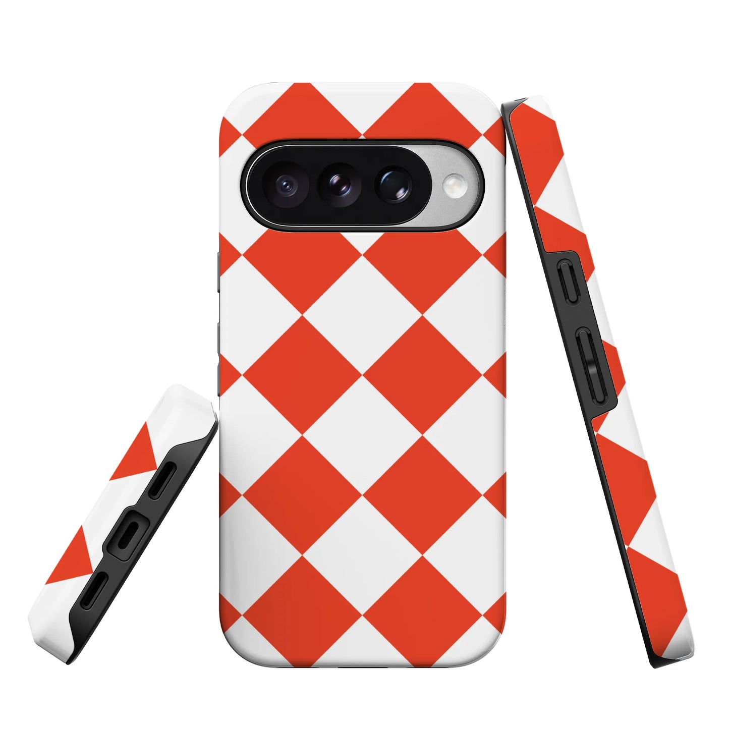Red Checkerboard | High Contrast Design Case