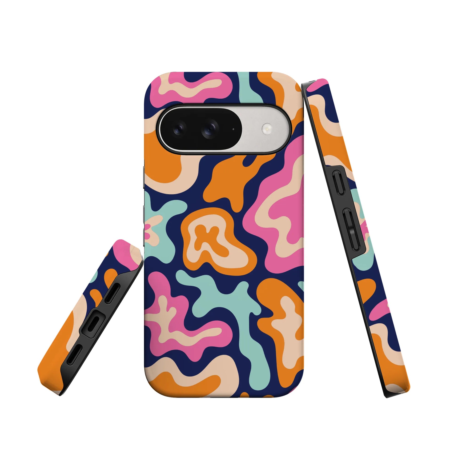 Midnight Color Splash | Abstract Retro Google Pixel Case