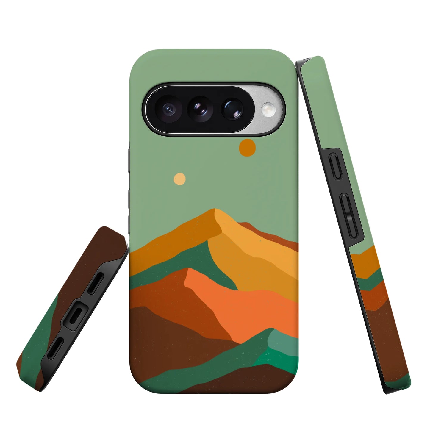 Endless Peaks | Colorblock Mountain Google Pixel Case