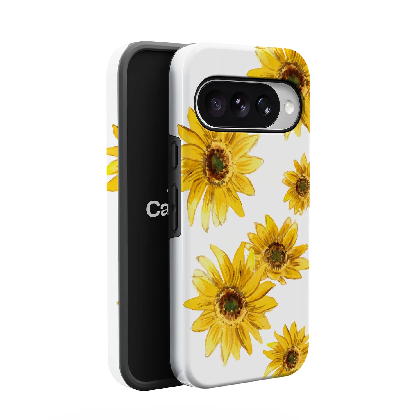 Golden Garden | Yellow Sunflower Floral Google Pixel Case