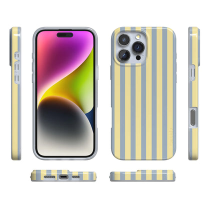 Coastline Stripes | Blue & Yellow Case
